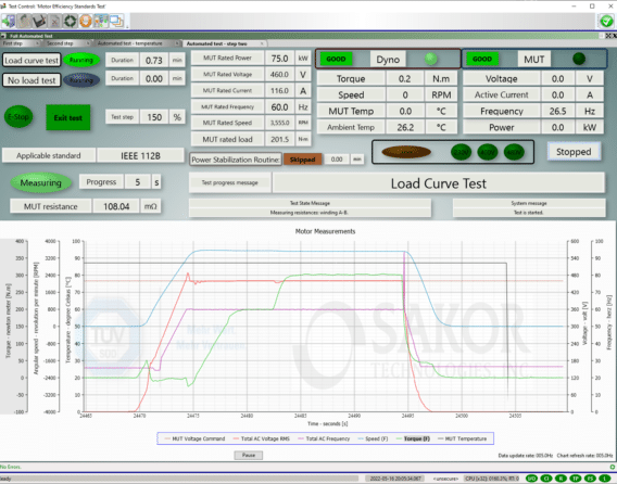 DynoLAB GenV Test Cell Control System screen